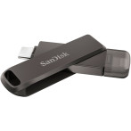 SanDisk iXpand Luxe Duo USB 3.1/Lightning Key (256 GB) Svart