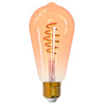Airam SmartHome WiFi Edison Filament Bulb E27 Amber - 5,5W (40W)