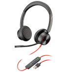 Poly Plantronics Blackwire 8225-M stereo ANC-hodesett m/mikrofon (USB-A)