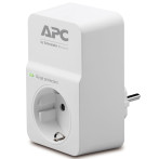APC PM1W-GR SurgeArrest Essential Socket m/1 uttak (16A) Hvit