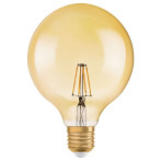 Ledvance 1906 Vintage Globe dimbar LED-glødelampe E27 Gold - 6,5W (55W)