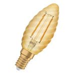 Ledvance Vintage 1906 Kerte Filament Bulb E14 Gold Twisted - 2,5W (22W)