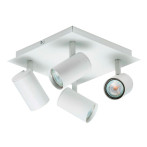 Nordlux Frida 4-Spots Spotlight Taklampe GU10 - 23x23cm (4x35W) Hvit