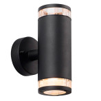 Nordlux Birk Dobbel Dimbar Vegglampe GU10 - 3cm (2x28W) Sort