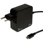 Inter-Tech 65W PD USB-C-lader m/USB-C-kabel (USB-C)