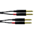Cordial Phono Cable Stereo - 1,5 m (2xRCA hann/2xRCA hann)