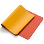Satechi Eco-Leather Vendbar musematte (60x32cm) Gul/oransje