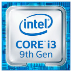 Intel S1151 Core i3 9100 skuff Gen. 9 CPU - 3,6 GHz 4 kjerner - Intel LGA 1151