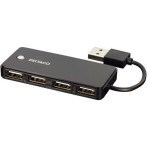 USB Hub 4 porter - Deltaco