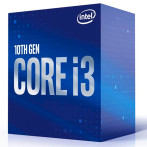 Intel S1200 Core i3 10105 Box Gen. 10 CPU - 4,4 GHz 4 kjerner - Intel LGA 1200 (m/kjøler)