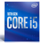 Intel S1200 Core i5 10400 Box Gen. 10 CPU - 2,9 GHz 6 kjerner - Intel LGA 1200 (m/kjøler)
