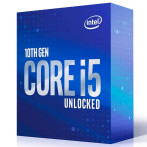 Intel S1200 Core i5 10600K Box Gen. 10 CPU - 4,1 GHz 6 kjerner - Intel LGA 1200 (m/kjøler)