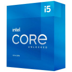 Intel S1200 CORE i5 11600K Box Gen. 11 CPU - 3,9 GHz 6 kjerner - Intel LGA 1200 (m/kjøler)