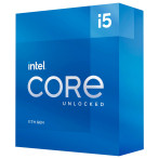 Intel S1200 Core i5 11600KF Box Gen. 11 CPU - 3,9 GHz 6 kjerner - Intel LGA 1200 (m/kjøler)