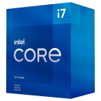 Intel S1200 Core i7 11700F Box Gen. 11 CPU - 2,5 GHx 8 kjerner - Intel LGA 1200 (m/kjøler)