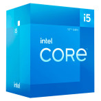 Intel S1700 Core i5 12400 Box Gen. 12 CPU - 4,4 GHz 6 kjerner - Intel LGA 1700 (m/kjøler)