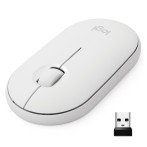 Logitech M350 Pebble trådløs mus (1000DPI) Hvit