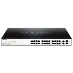 D-Link DGS-1210-26 M RM Network Switch 26 porter - 10/100/1000 Mbps (15,11W)