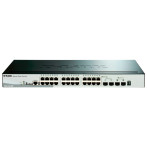 D-Link DGS-1510-28P/E PoE M Network Switch 24 porter - 10/100/1000 Mbps (238,7 W)