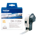 Brother DK11204 etikettrull - 400 stk (17x54 mm) svart på hvit