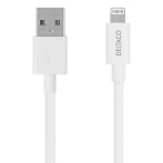 Deltaco USB-A til Lightning-kabel - 2m (MFi) Hvit