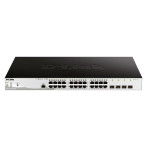 D-Link Gigabit Metro PoE/SFP Network Switch 28 porter - 10/100/1000 Mbps (193W)