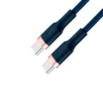 EPZI USB-C-kabel 1m (USB-C/USB-C) Marineblå