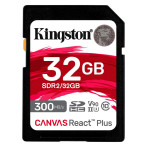 Kingston Canvas React Plus SDHC-kort 32GB V90 (UHS-II)