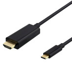 Deltaco USB-C til HDMI-kabel - 2m (4K/60Hz)
