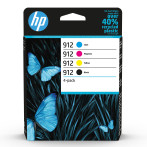 HP 912 multipack blekkpatron (315 sider) svart/cyan/magenta/gul