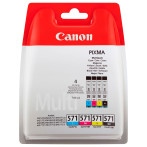 Canon CLI-571 Multipack blekkpatron (349 sider) Svart/cyan/magenta/gul