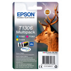 Epson T1306 XL multipack blekkpatron (3x10,1 ml) cyan/magenta/gul