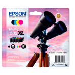 Epson 502 XL multipack blekkpatron (550/470 sider) svart/cyan/magenta/gul