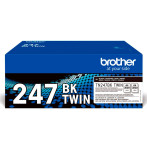 Brother TN-247BKTWIN Multipack tonerkassett (3000 sider) Sort