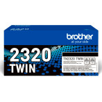 Brother TN-2320TWIN Multipack tonerkassett (2600 sider) Svart