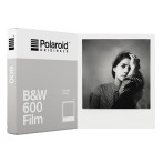 Polaroid svart/hvit film t/600-type kamera (8pk) Hvite kanter