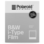 Polaroid i-Type Black/White Film t/i-Type-kamera (8pk) Hvite kanter