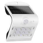 REV Butterfly LED Solar Vegglampe m/Sensor (1,5W) Hvit