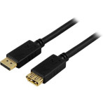 DisplayPort forlenger kabel - 1m