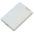 MikroTik RB750P-PBR2 PoE utendørs ruterkort PowerBox 5 porter - 10/100 Mbps (2W)