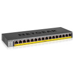 Netgear GS116LP PoE+ Network Switch 16 porter - 10/100/1000 Mbps (76W)