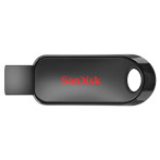 SanDisk Cruzer Snap USB 2.0-nøkkel (128 GB) Svart