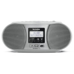 Technisat DigitRadio 1990 DAB+/FM-radio m/CD + Bluetooth (sølv)
