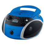Grundig GRB 3000 BT Boombox (CD/MP3/Bluetooth/FM/3.5mm/USB) Blå