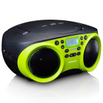 Lenco SCD-200 Boombox (CD/USB/MP3/FM/AUX) Grønn
