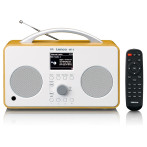 Lenco PIR-645 DAB+ Radio m/WiFi (Bluetooth/FM/AUX/3,5 mm) Hvit