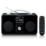 Lenco PIR-645 DAB+ Radio m/WiFi (Bluetooth/FM/AUX/3,5 mm) Svart