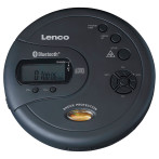 Lenco CD-300 bærbar CD-spiller (CD/MP3/Bluetooth/3,5 mm) Svart