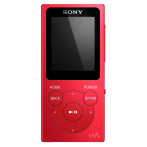 Sony NW-E394R MP3-spiller m/hodetelefoner (8GB) Rød