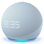 Amazon Echo Dot 5-høyttaler med klokke (Smart Home/Alexa) Blå
